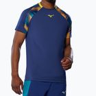 Tricou pentru bărbați Mizuno Frontier Shadow Tee bellwether blue