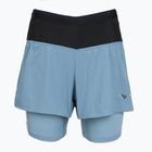 Pantaloni scurți de alergare pentru femei Mizuno Trail ER 2IN1 citadel