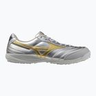 Încălțăminte de fotbal pentru bărbați Mizuno Morelia Sala Pro TF galaxy silver/gold/gold
