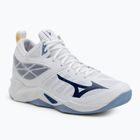 Pantofi de volei Mizuno Wave Dimension Mid alb/albastru bellwether/belairblu