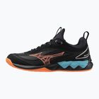 Încălțăminte de volei Mizuno Wave Luminous 3 black/neon flame/peacock blue