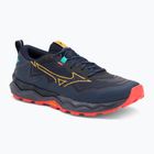 Încălțăminte de alergare pentru bărbați Mizuno Wave Daichi 9 baritone blue/citrus/fiery coral 2