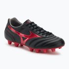 Încălțăminte de fotbal Mizuno Morelia II Club FG black/morelia 40th red/black sand