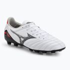 Încălțăminte de fotbal pentru bărbați Mizuno Morelia Neo IV Pro MD white/black/chinese red