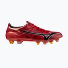Încălțăminte de fotbal pentru bărbați Mizuno α II Japan Mix morelia 40th red/black/gold