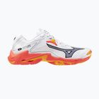 Încălțăminte de volei Mizuno Wave Lightning Z8 white/fiery coral 2/citrus