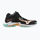 Încălțăminte de volei Mizuno Wave Lightning Z8 Mid black/tangelo/ice green