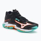 Încălțăminte de volei Mizuno Wave Lightning Z8 Mid black/tangelo/ice green