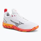 Încălțăminte de volei Mizuno Wave Luminous 3 white/fiery coral 2/citrus