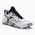 Încălțăminte de volei Mizuno Wave Momentum Elite white/black/ge gold