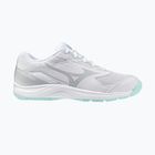 Încălțăminte de volei pentru femei Mizuno Cyclone Speed 5 white/blue tint