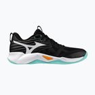 Încălțăminte de volei Mizuno Wave Momentum Pro black/tangelo/ice green