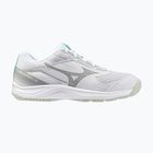 Încălțăminte de volei pentru copii Mizuno Cyclone Speed 5 white/black/frozen emerald