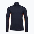 Longsleeve de alergare pentru bărbați Mizuno Tech Thermal Charge Half Zip baritone blue