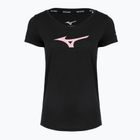 Tricou de alergare pentru femei Mizuno Core Runbird Tee black/mauve