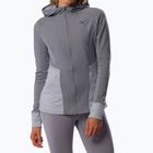 Geacă de alergare pentru femei Mizuno Active Warm Hybrid Full Zip Hooded quicksilver