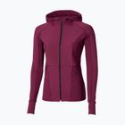 Geacă de alergare pentru femei Mizuno Active Warm Hybrid Full Zip Hooded dark purple