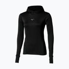 Bluză de alergare pentru femei Mizuno Active Warm Hooded black