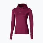 Bluză de alergare pentru femei Mizuno Active Warm Hooded dark purple