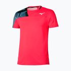 Tricou de tenis pentru bărbați Mizuno Daybreakers Shadow vibrant red