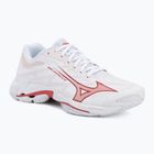 Încălțăminte de volei pentru femei Mizuno Wave Lightning Elite white/rose elegance/lava falls