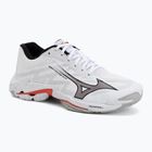 Încălțăminte de volei Mizuno Wave Lightning Elite white/black/fiery red