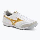 Încălțăminte de fotbal Mizuno Morelia Sala Elite TF white/football gold/galaxy silver