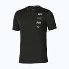 Tricou de alergare pentru bărbați Mizuno Core Run Short Sleeve Tee black