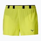 Pantaloni scurți de alergare pentru bărbați Mizuno Tech Light Split 1.5 lightning yellow