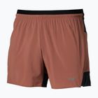 Pantaloni scurți de alergare pentru bărbați Mizuno Active Alpha 2in1 5.5 copper brown