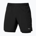 Pantaloni scurți de alergare pentru bărbați Mizuno Core 7.5 Inches 2in1 black