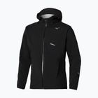 Geacă de alergare pentru bărbați Mizuno Trail Waterproof 20K Hooded black