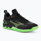 Încălțăminte de volei Mizuno Wave Luminous 3 black/glowing apple/mandarin orange
