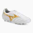 Încălțăminte de fotbal Mizuno Morelia II Elite FG white/football gold/galaxy silver