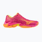 Încălțăminte de volei Mizuno Wave Lightning Elite pink tetra/fortune yellow/ligh