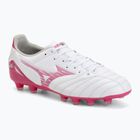 Încălțăminte de fotbal Mizuno Morelia Neo IV Pro FG white/fuchsia purple/fuchsia purple
