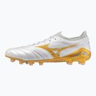 Încălțăminte de fotbal Mizuno Morelia Neo IV Beta Japan FG white/mp gold/cool gray 3c