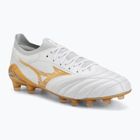 Încălțăminte de fotbal Mizuno Morelia Neo IV Beta Elite FG white/mp gold/cool gray 3c