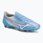 Încălțăminte de fotbal Mizuno Alfa III Elite FG celeste/white