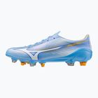 Încălțăminte de fotbal Mizuno Alfa III Elite Mix celeste/white