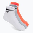Șosete Mizuno Training With Line white/cloudspace/lava orange