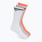 Șosete Mizuno Training With Line white/cloudspace/lava orange