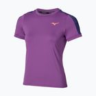 Tricou de tenis pentru femei Mizuno Tennis Short Sleeve Tee dahlia