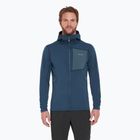 Bluză de trekking pentru bărbați Rab Superflux Hoody tempest blue