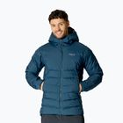 Geacă cu puf pentru bărbați Rab Infinity Windstopper Hoody tempest blue