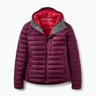 Geacă cu puf pentru femei Rab Microlight Alpine Hoody mulberry