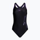 Speedo Hyperboom Placement Racerback costum de baie dintr-o bucată pentru femei negru 8-00304315134