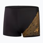 Boxeri de baie pentru bărbați Speedo Medley Logo black/mandarin peel