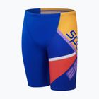 Costum de baie pentru copii Speedo Placement V Cut Digital true cobalt/watermelon/sweep purple