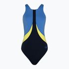 Costum Speedo Colourblock Highneck Crossback true navy/sevres blue/lemon drizzle